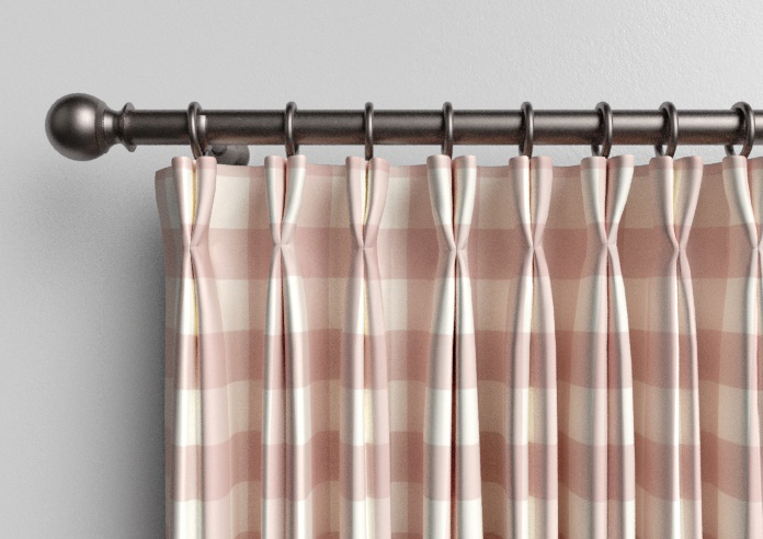 Gingham, Rosies Pink - Made to Measure Curtains - Image 10